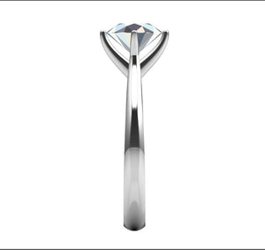Engagement Ring Solitaire CAD Design-CC119 3D print model