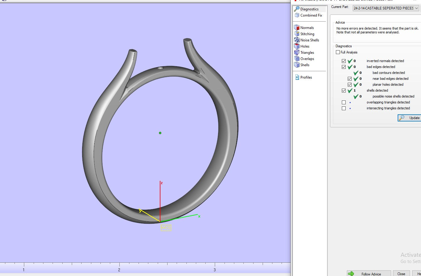 Engagement Ring Solitaire CAD Design-CC119 3D print model