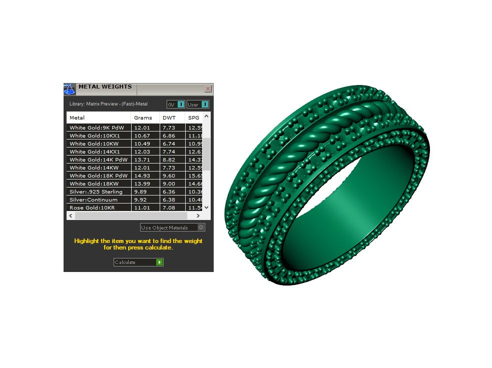 Wedding Set Ring Women Men Ring CAD Design-PSJM001V14 3D print model
