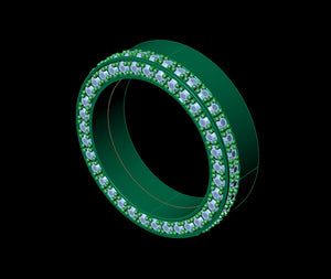 Wedding Set Rings For Women And Men CAD Design-PSJM001V17 3D print model