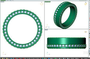 Wedding Set Rings For Women And Men CAD Design-PSJM001V17 3D print model