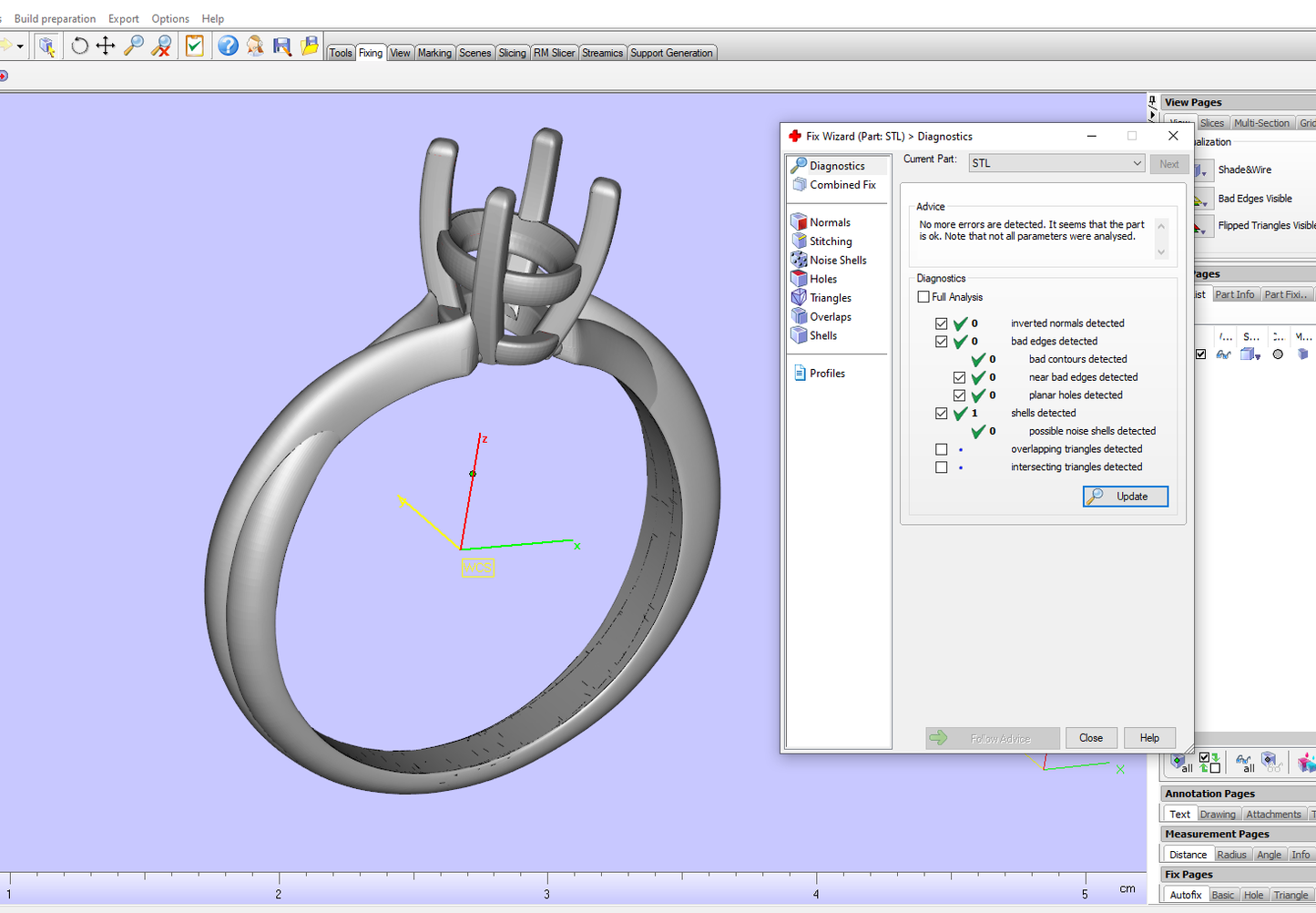 Twisted Oval Gemstone Engagement Ring 3D CAD Design-O11031OV 3D print model