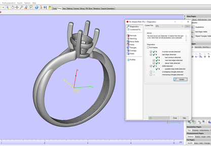 Twisted Oval Gemstone Engagement Ring 3D CAD Design-O11031OV 3D print model