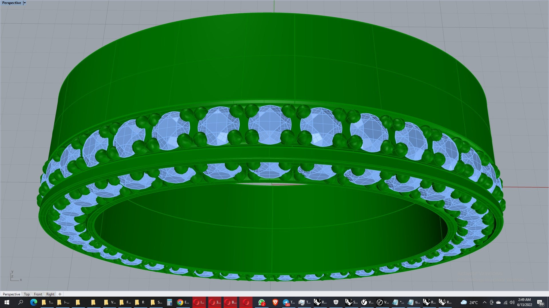 Wedding Set Rings For Women And Men CAD Design-PSJM001V17 3D print model