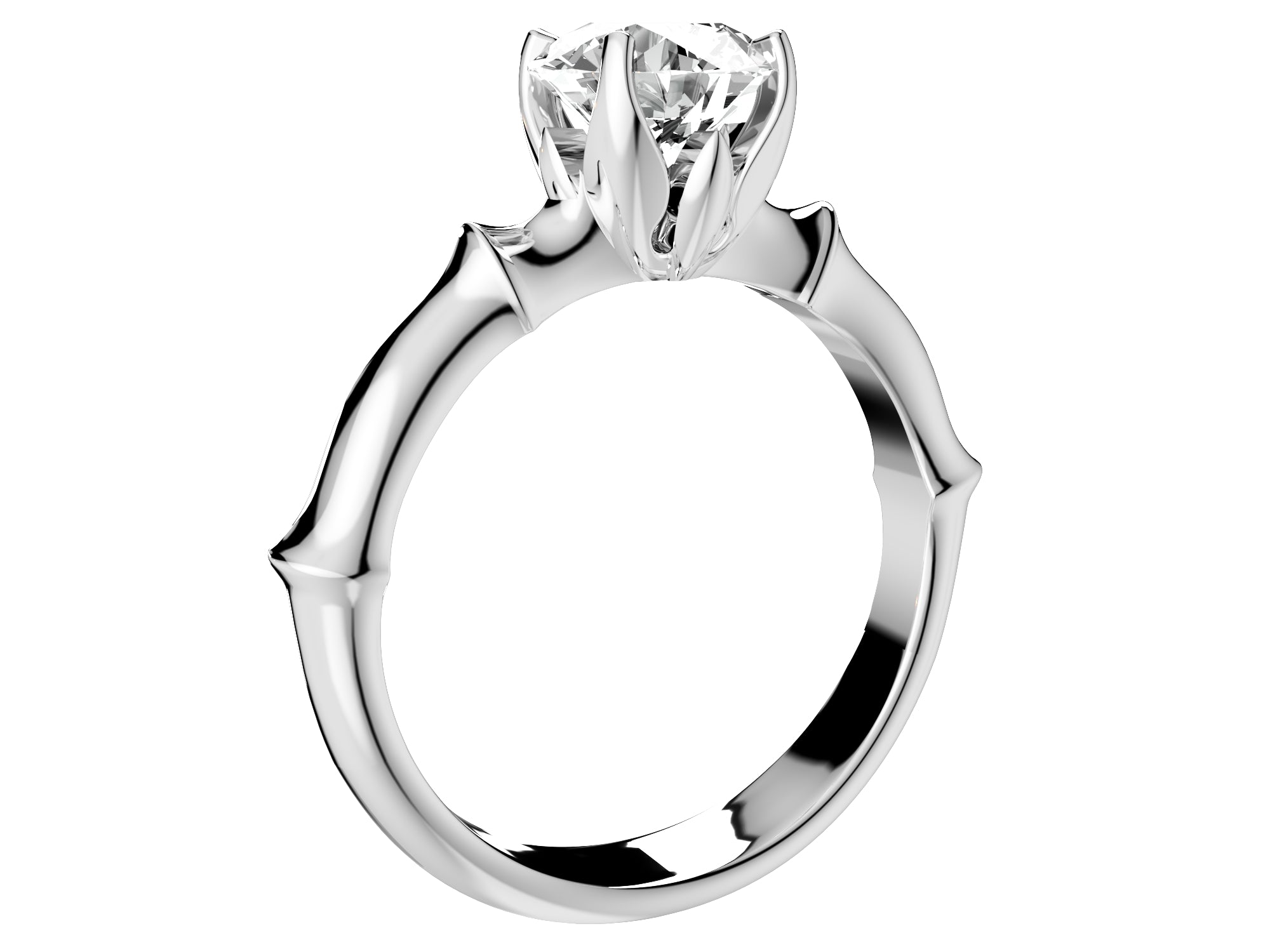 JEWELRY ENGAGEMENT RING STL FILE FOR DOWNLOAD AND PRINT- CA2 3D print model.