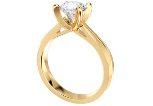 Engagement Ring Design STL CAD file Download model Size 5 US CA5  3D Print Model