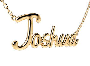 Joshua Shiny Surface Version Jewelry Font Necklace Pendant Design- JDS-B 3D Print Model