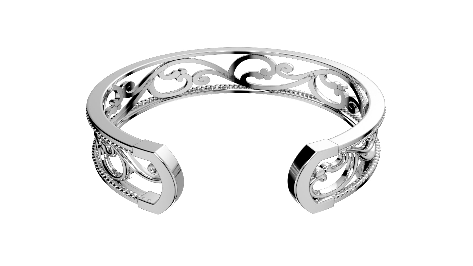 Bracelet Bangle 3D CAD Design Spring Rate Style-O-1-102