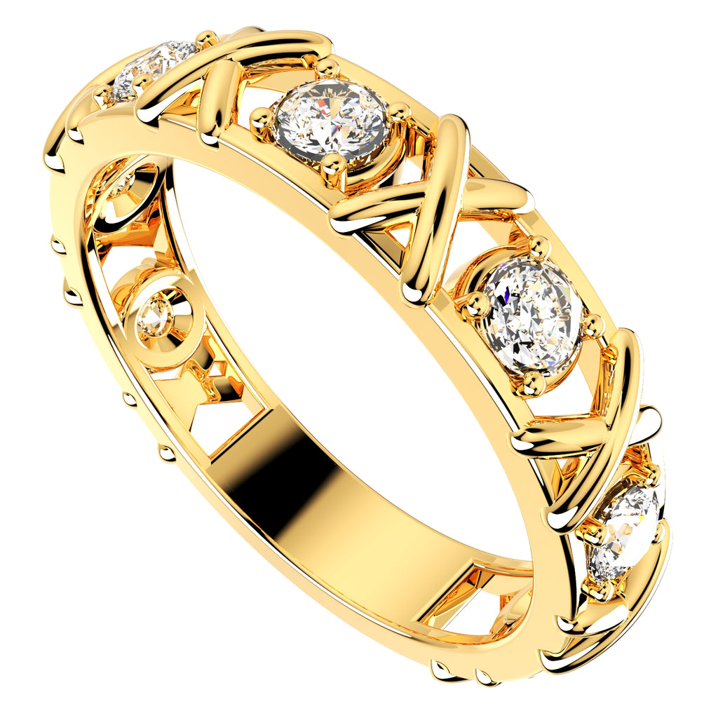Wedding Set Ring 3D CAD Design-O11113