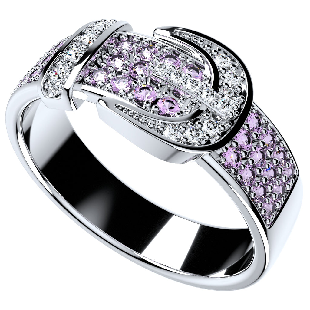 Men And Women Belt Ring 3D CAD Design-O1B03