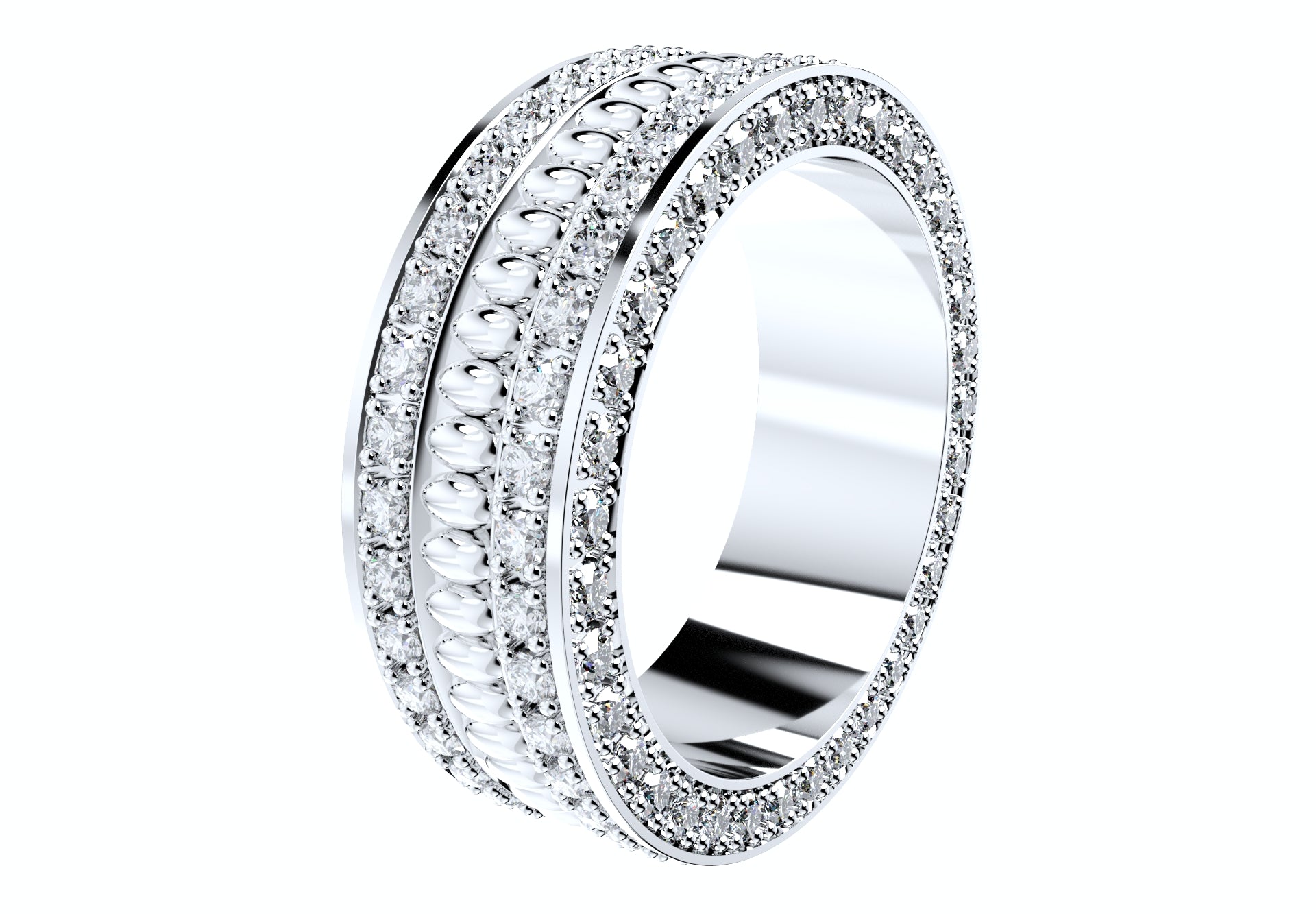Wedding Set Ring Women Men Ring CAD Design-PSJM001V10