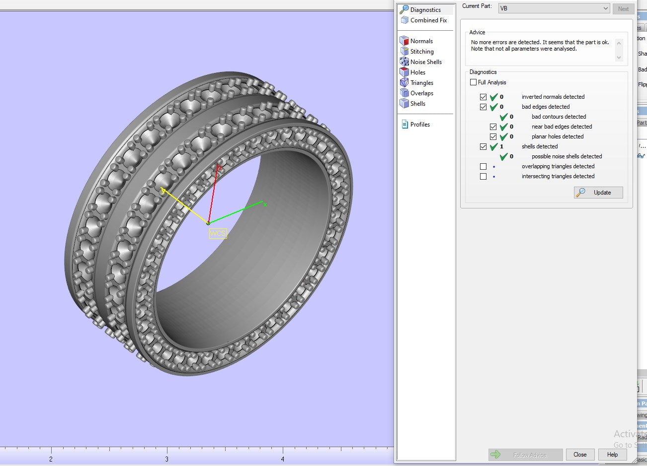 Wedding Ring For Men And Women 9 mm Wide Design-PSJM001V12VB 3D print model