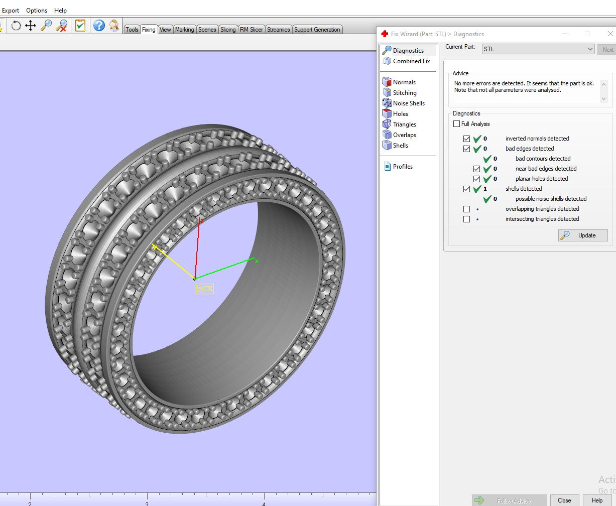 Wedding Ring For Men And Women 9 mm Wide Design-PSJM001V12VC 3D print model