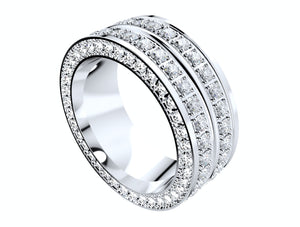 Wedding Ring For Men And Women 9 mm Wide Design-PSJM001V12VC 3D print model