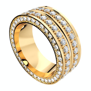 Wedding Ring For Men And Women 9 mm Wide Design-PSJM001V12VC 3D print model