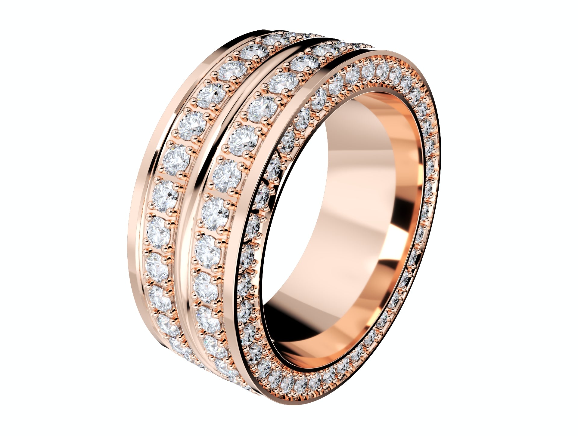 Wedding Ring For Men And Women 9 mm Wide Design-PSJM001V12VC 3D print model