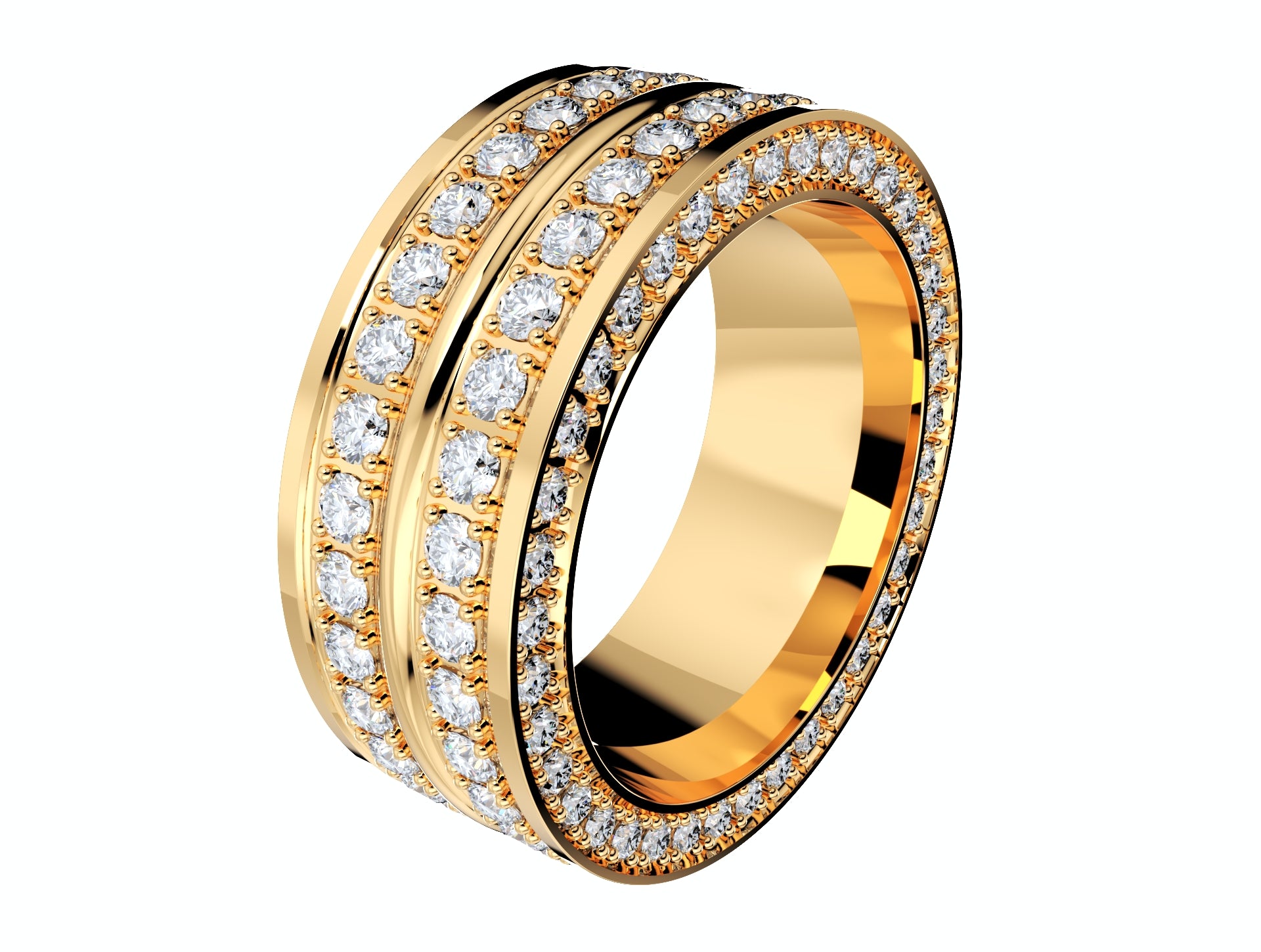 Wedding Ring For Men And Women 9 mm Wide Design-PSJM001V12VC 3D print model