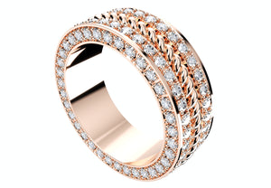 Wedding Set Ring Women Men Ring CAD Design-PSJM001V14 3D print model