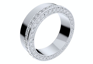 Wedding Set Ring Women Men Ring CAD Design-PSJM001V15 3D print model