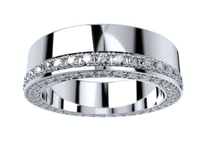 Wedding Set Ring Women Men Ring CAD Design-PSJM001V15 3D print model