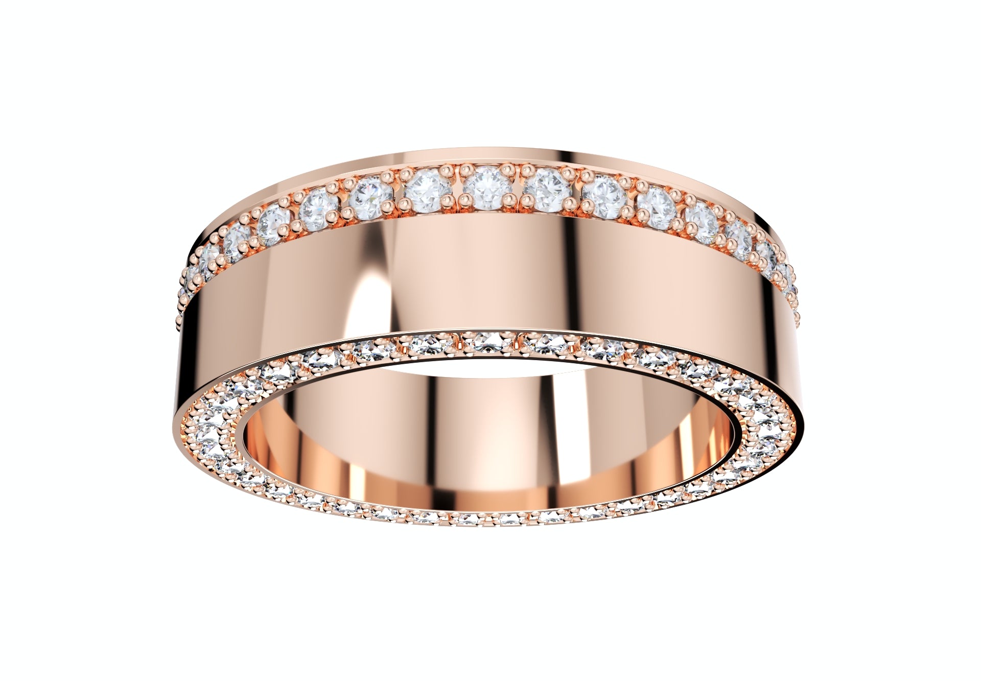 Wedding Set Rings For Women And Men CAD Design-PSJM001V17 3D print model