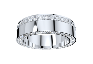 Wedding Set Rings For Women And Men CAD Design-PSJM001V17 3D print model