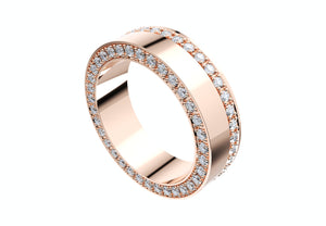 Wedding Set Rings For Women And Men CAD Design-PSJM001V17 3D print model