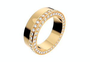Wedding Set Rings For Women And Men CAD Design-PSJM001V17 3D print model