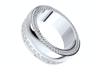 Wedding Ring Set Women Men Ring CAD Design-PSJM001V2