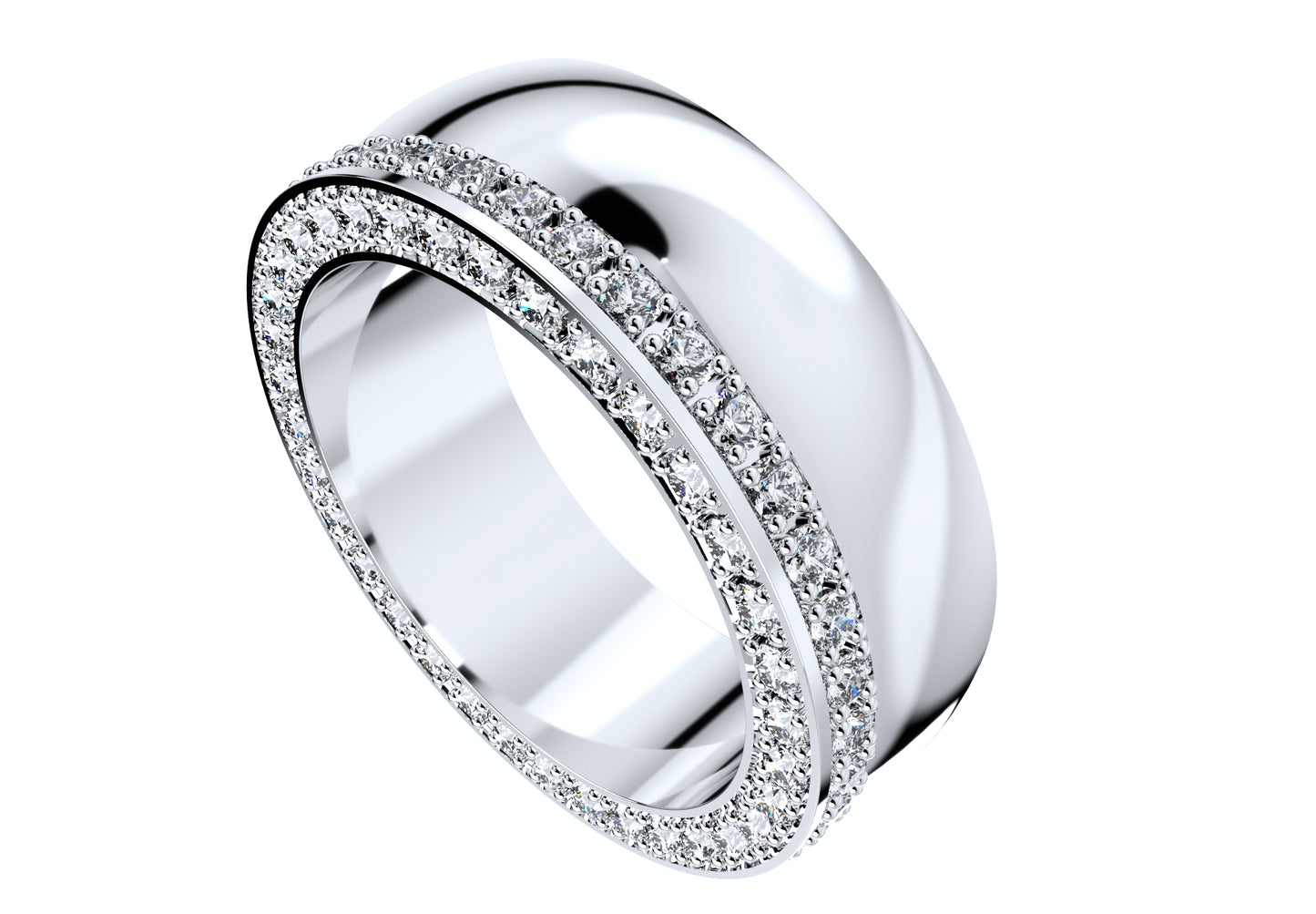 Wedding Ring Set Women Men Ring 3D CAD Design-PSJM001V3