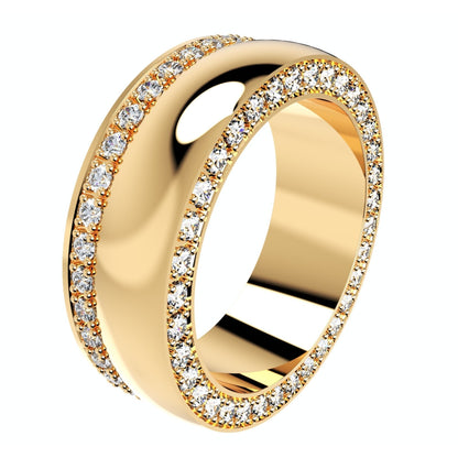 Wedding Ring Set Women Men Ring 3D CAD Design-PSJM001V3