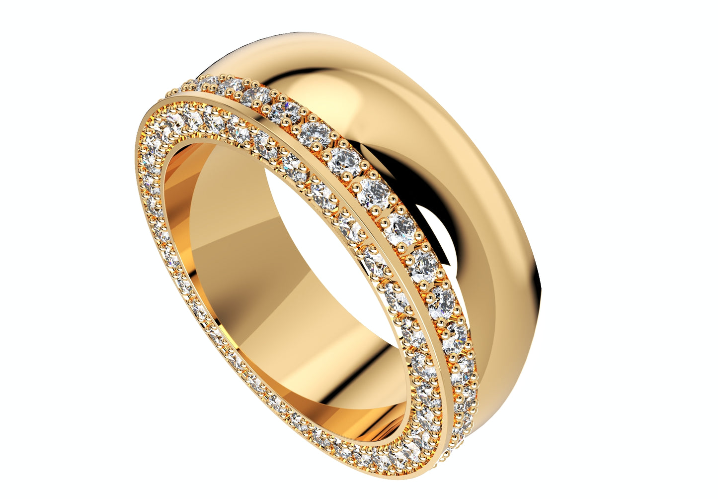 Wedding Ring Set Women Men Ring 3D CAD Design-PSJM001V3