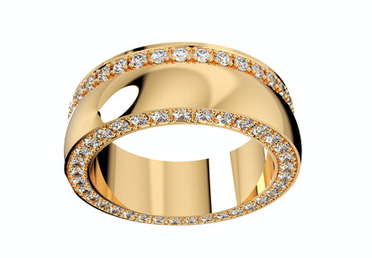 Wedding Ring Set Women Men Ring 3D CAD Design-PSJM001V3