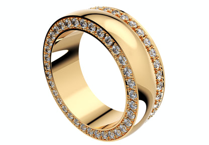 Wedding Ring Set Women Men Ring 3D CAD Design-PSJM001V3