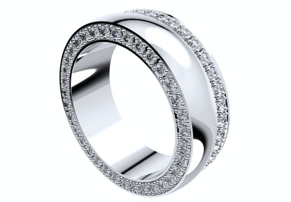 Wedding Ring Set Women Men Ring 3D CAD Design-PSJM001V3