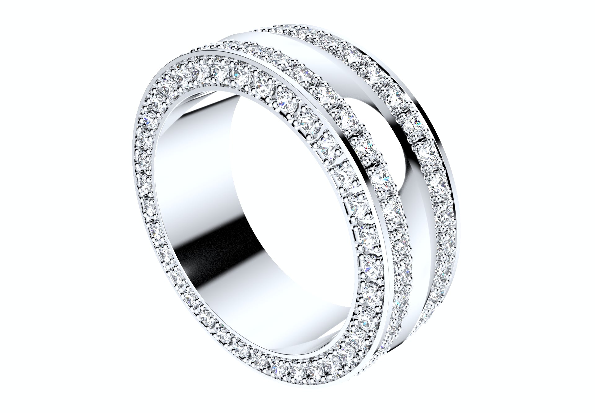 Wedding Ring Set Women Men Ring 3D CAD Design-PSJM001V4