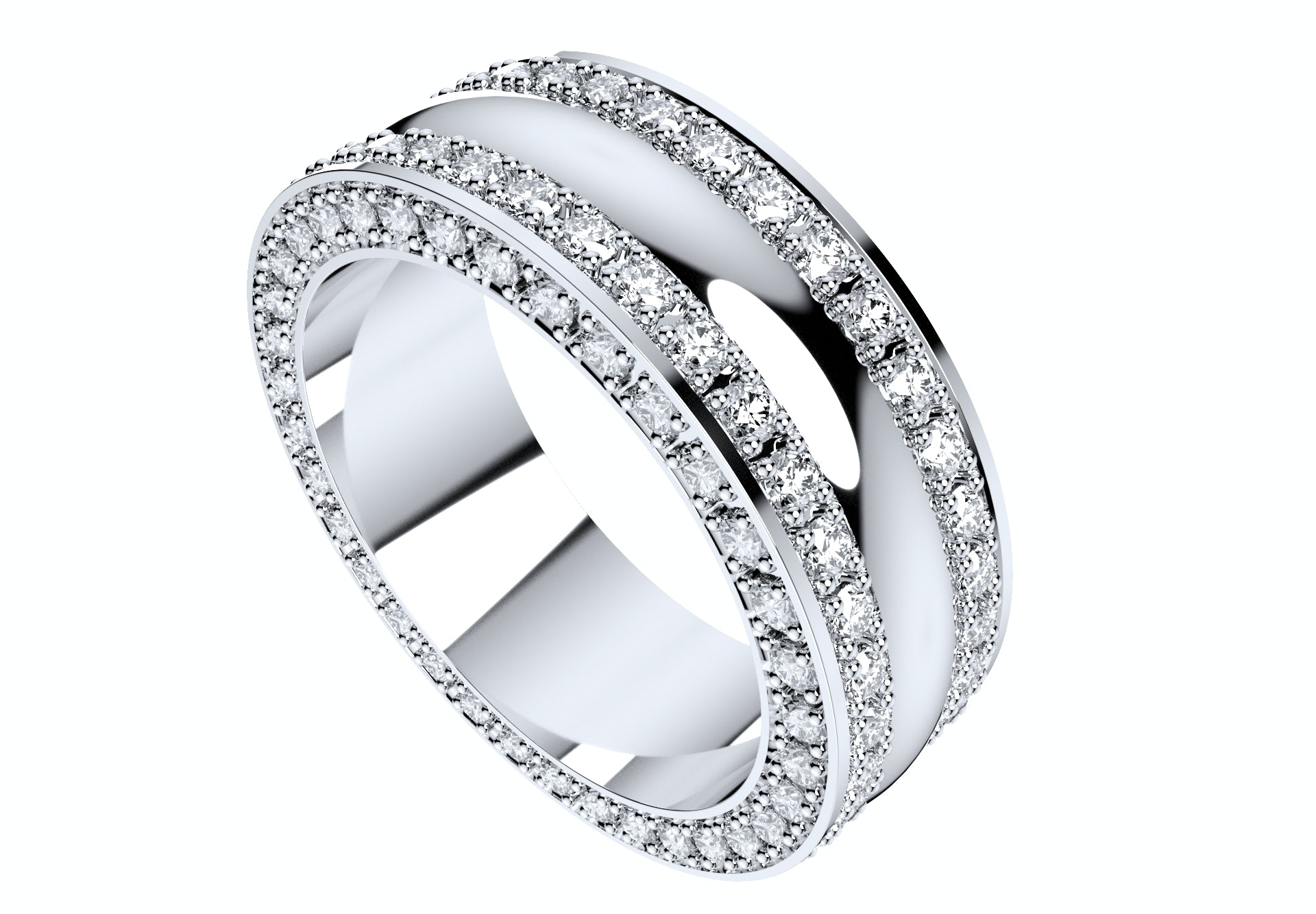 Wedding Ring Set Women Men Ring 3D CAD Design-PSJM001V5