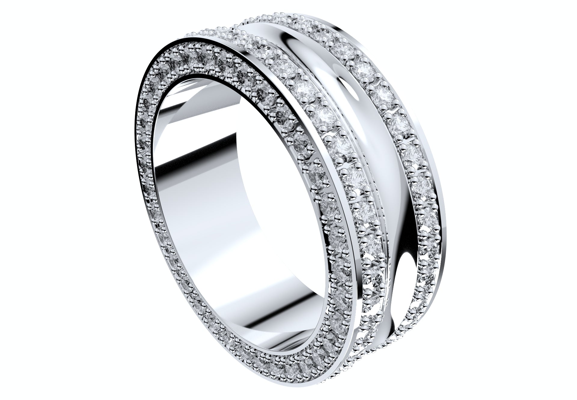 Wedding Ring Set Women Men Ring CAD Design-PSJM001V6