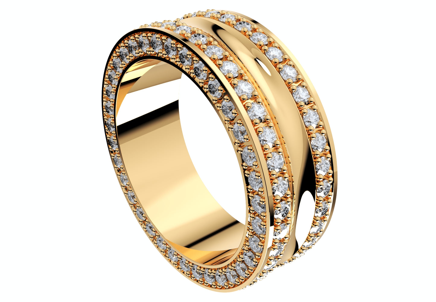 Wedding Ring Set Women Men Ring CAD Design-PSJM001V6
