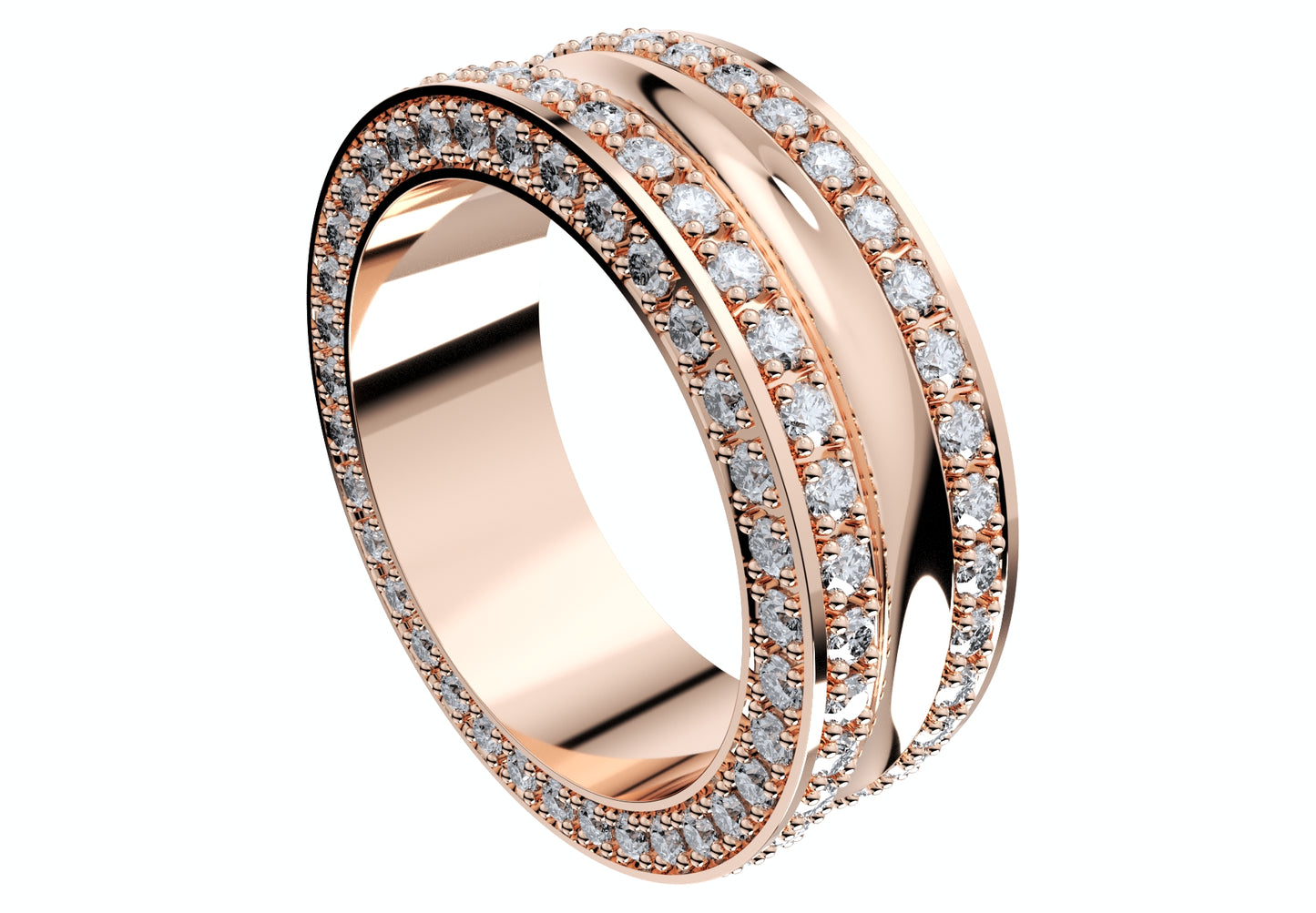 Wedding Ring Set Women Men Ring CAD Design-PSJM001V6