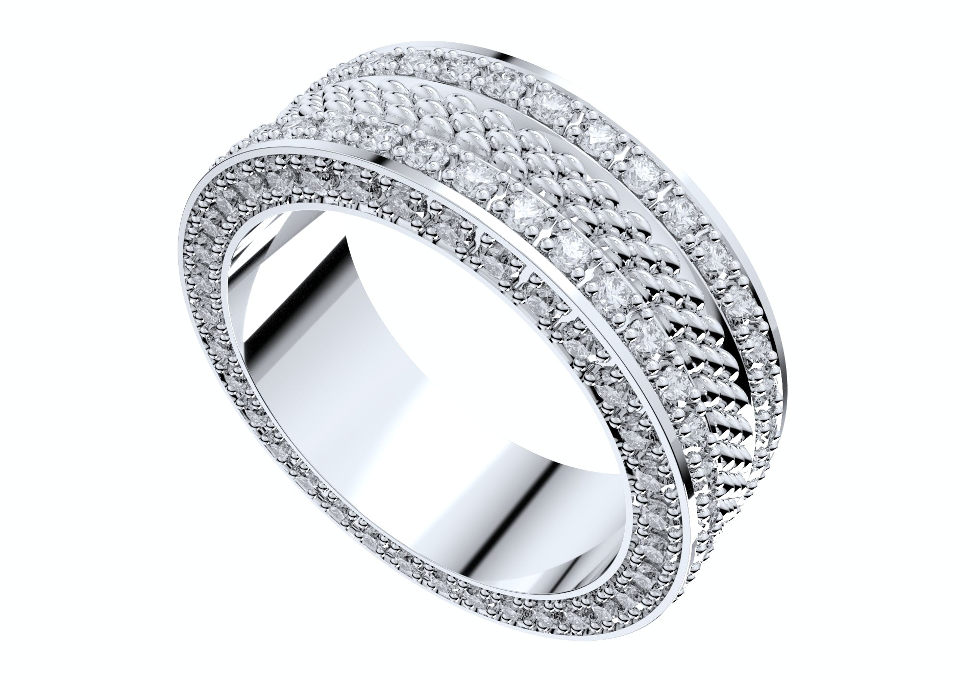 Wedding Ring Set Women Men Ring CAD Design-PSJM001V8