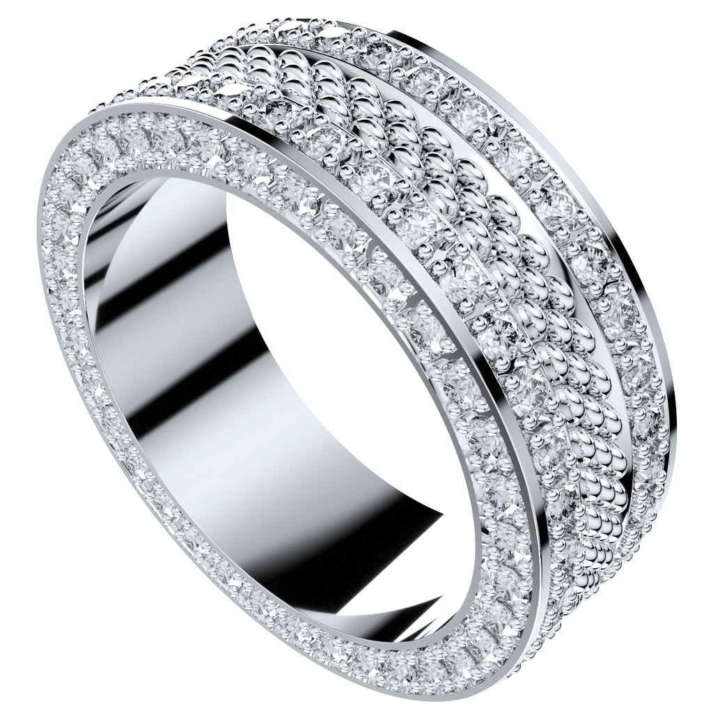 Wedding Ring Set Women Men Ring CAD Design-PSJM001V8