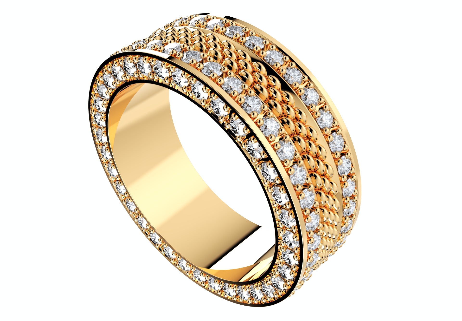 Wedding Ring Set Women Men Ring CAD Design-PSJM001V8