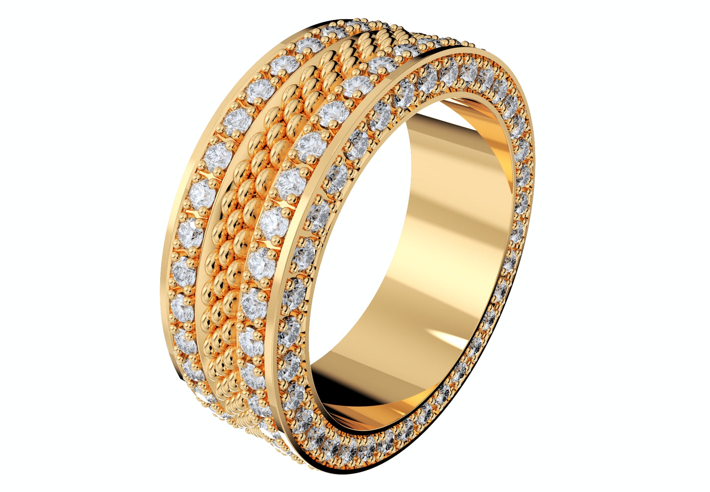 Wedding Ring Set Women Men Ring CAD Design-PSJM001V8