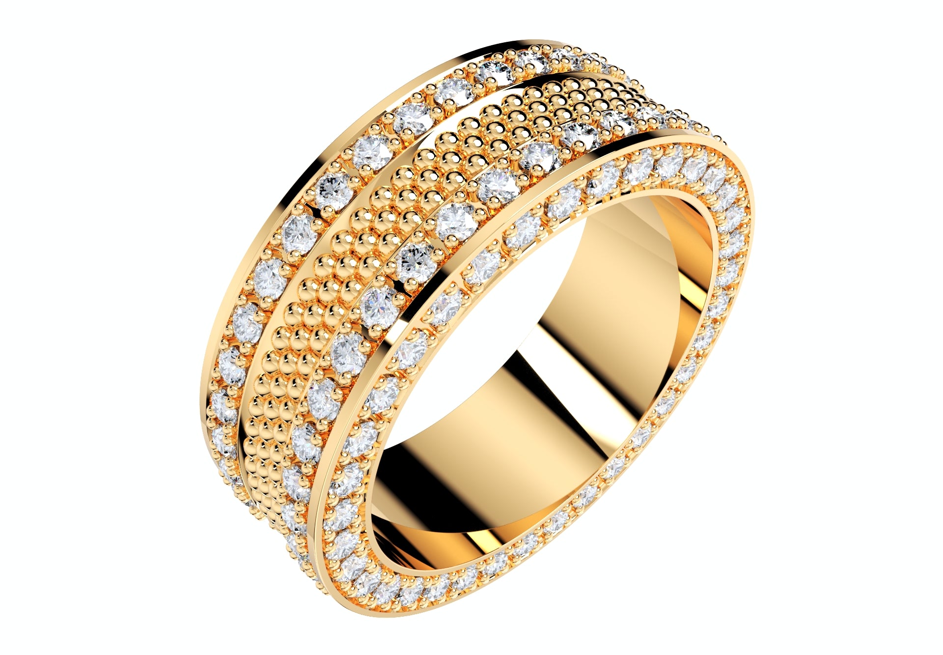 Wedding Set Ring Women Men Ring CAD Design-PSJM001V9