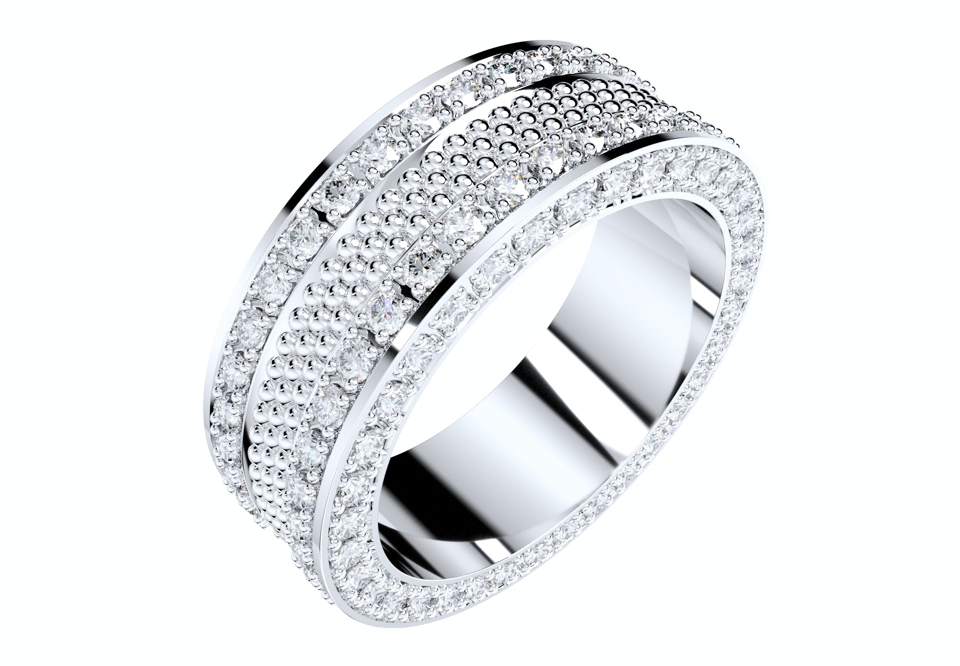 Wedding Set Ring Women Men Ring CAD Design-PSJM001V9