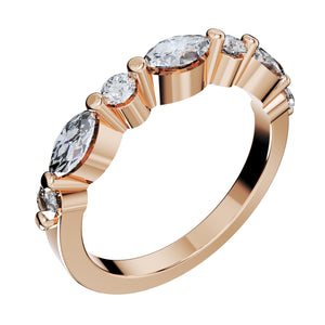Wedding Set Ring CAD Design-PSTR02 3D Print Model