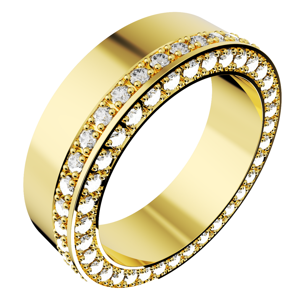 Wedding Set Rings For Women And Men CAD Design-PSJM001V17 3D print model