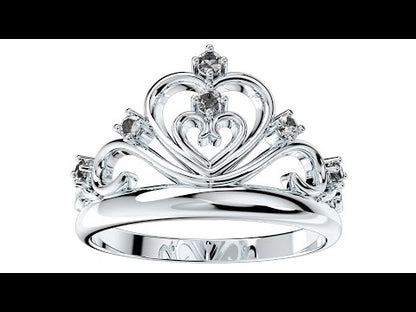Crown Ring Women Ring Fine Jewelry 3D CAD Design-O1A001